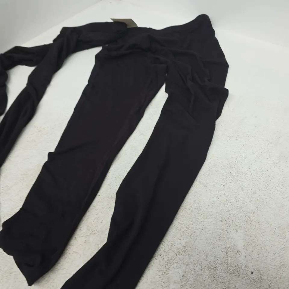 NEW LOOK WOMEN'S 2 PACK LEGGINGS – BLACK, UK 8 (EU 36) MID RISE