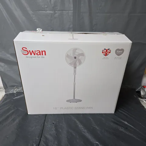 SWAN FREESTANDING STAND FAN - WHITE 