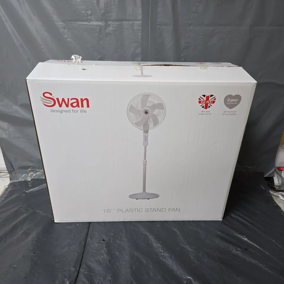 SWAN FREESTANDING STAND FAN - WHITE 