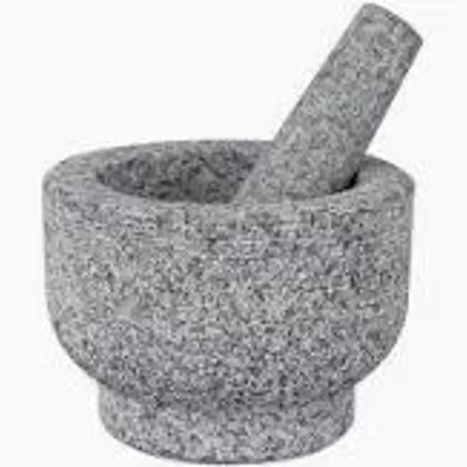 BOXED GRANDMA SHARK MORTAR AND PESTLE SET 14×10CM