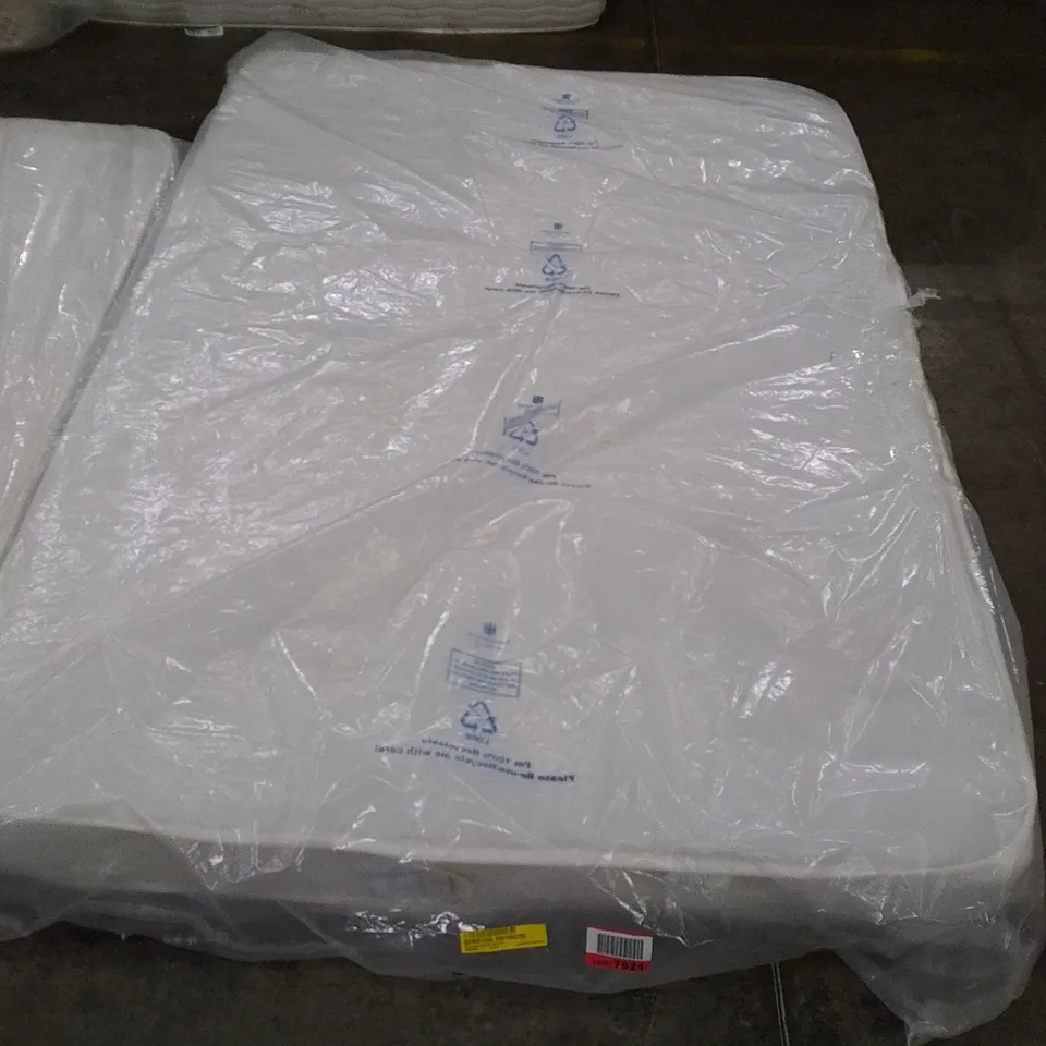 QUALITY BAGGED ALIA SERENITY EGYPTIAN COTTON COIL 4'6" MATTRESS 