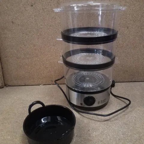 BOXED RUSSELL HOBBS 14453 FOOD COLLECTION STAINLESS STEEL STEAMER
