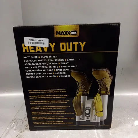 BOXED MAXX DRY HEAVY DUTY BOOTS & GLOVES DRYER