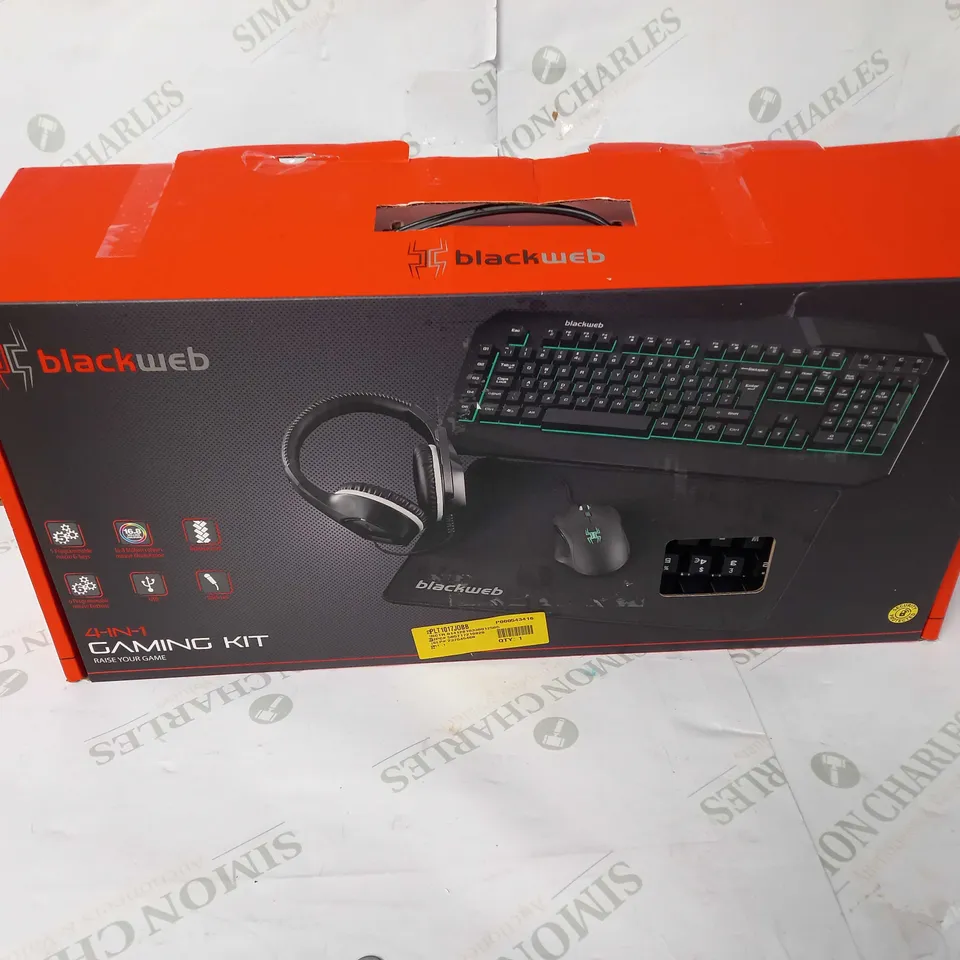 BLACKWEB 4 IN 1 GAMING KIT 