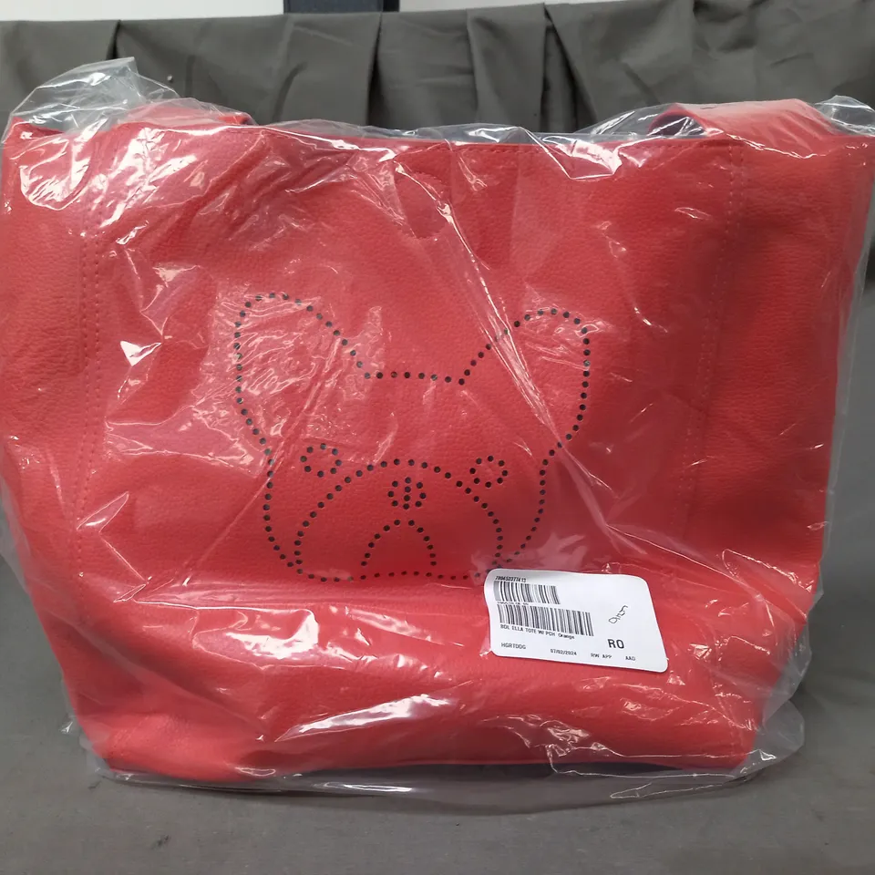 BEN DE LISI ELLA TOTE BAG IN ORANGE