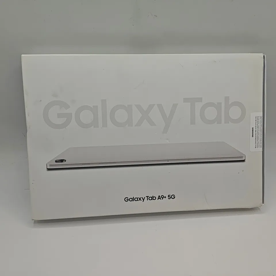 BOXED SAMSUNG GALAXY TAB A9+ 5G 4/64GB IN SILVER - SM-X216