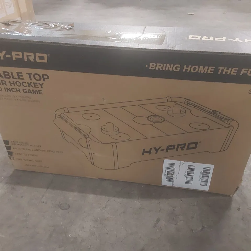 BOXED HY-PRO 20" TABLETOP AIR HOCKEY RRP £24.99