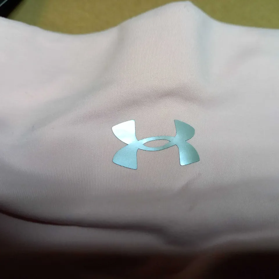 UNDER ARMOUR DUSTY PINK FITNESS LEGGINGS - SMALL