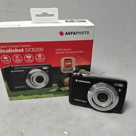 BOXED AGFAPHOTO DIGITAL COMPACT CAMERA REALISHOT DC8200