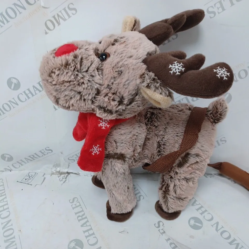 ANIMATED WALKING AND SINGING REINDEER RRP £22