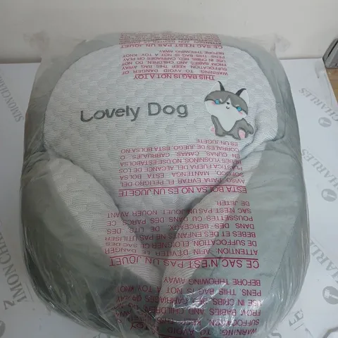 LOVELY DOG BACK PILLOW