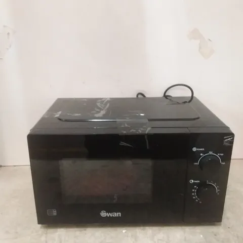 SWAN 20L 700W MANUAL MICROWAVE - BLACK