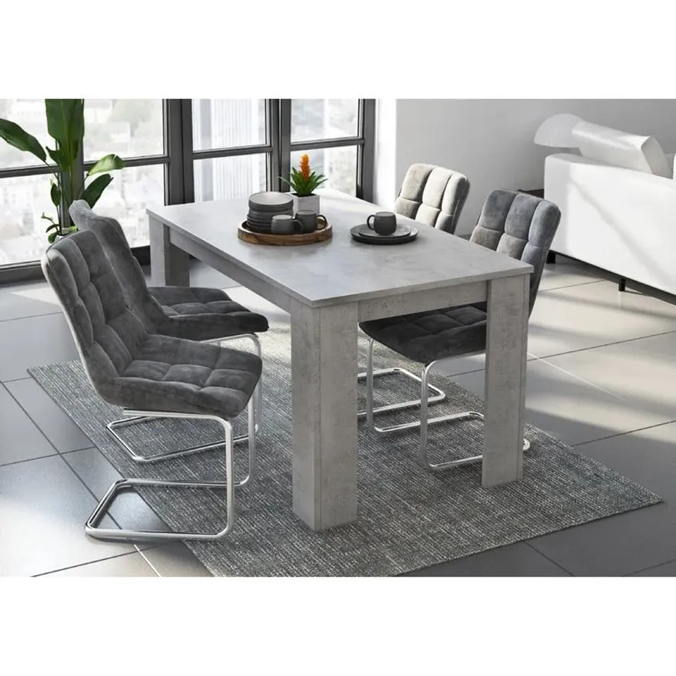 BOXED 138CM DINING TABLE