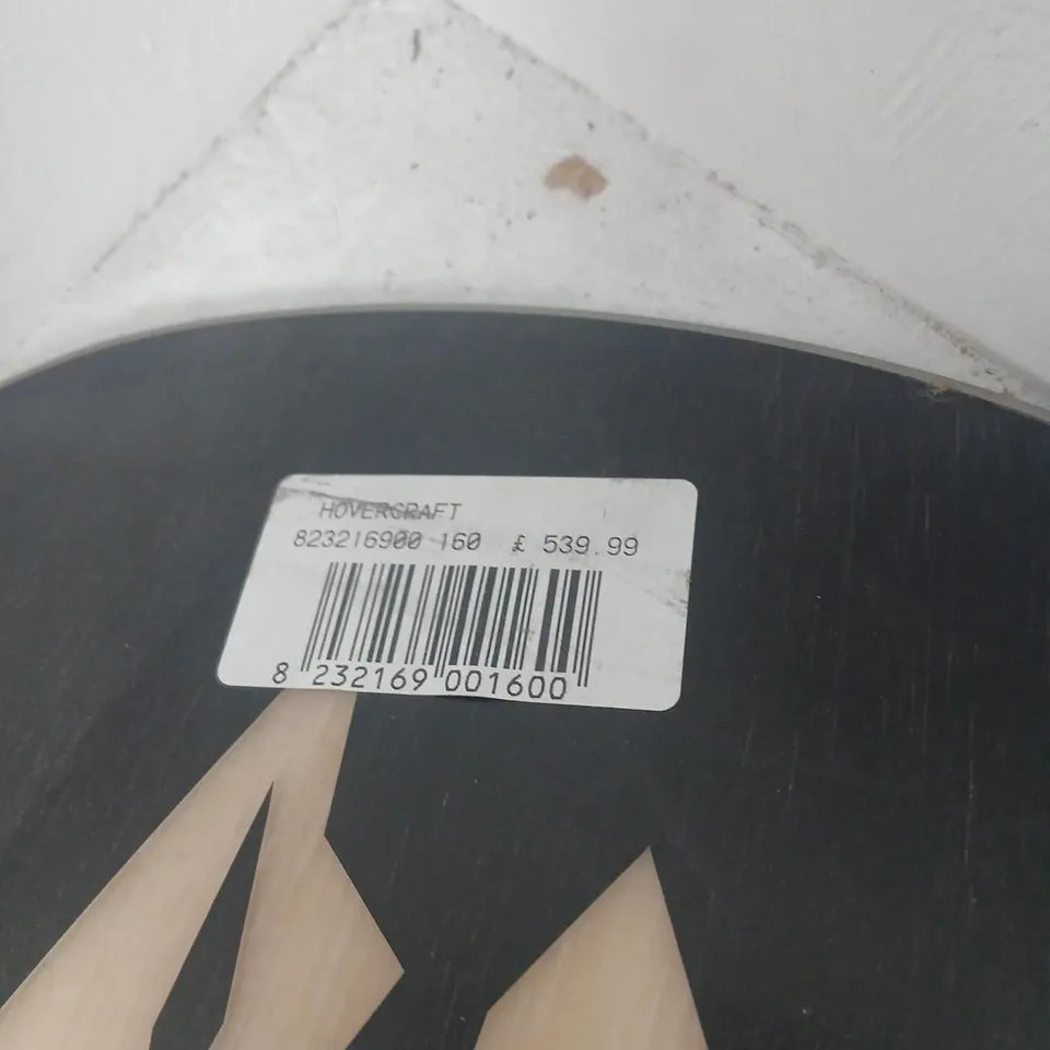 HOVERCRAFT SNOWBOARD – WOODEN VENEER LONGBOARD DECK WITH BLACK TOP