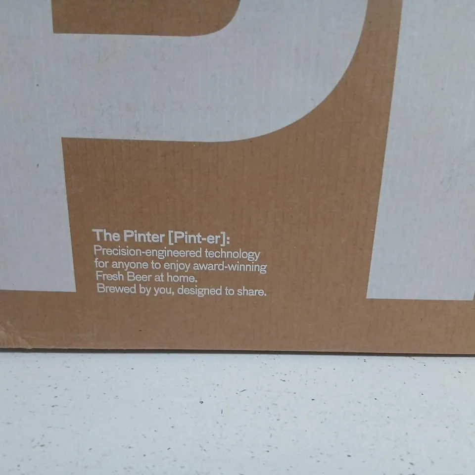 THE PINT-ER HOME BEER BREWING SYSTEM – BOXED