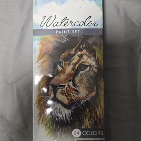 MOZART WATERCOLOR PAINT SET - 24 COLORS, BRUSH INCLUDED. APPROXIMATELY 10 PCS 