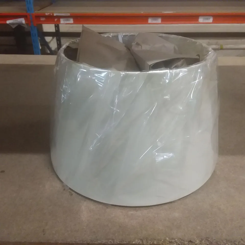 BOXED COTTON EMPIRE LAMP SHADE 