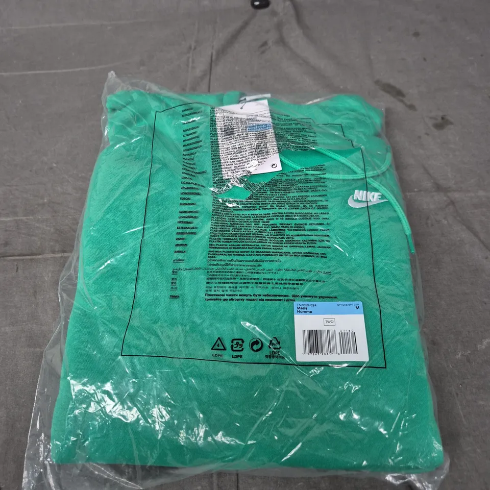 NIKE GREEN HOODIE SIZE M 