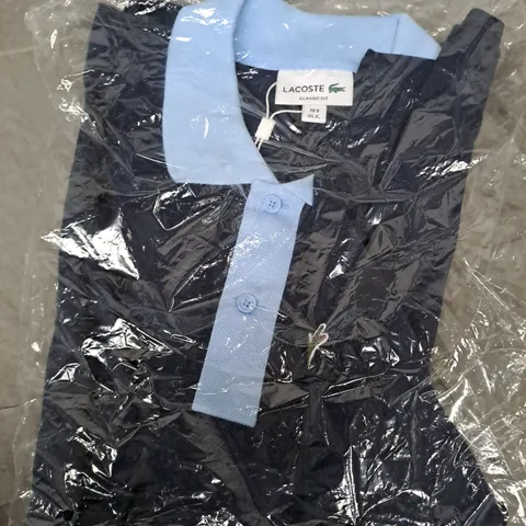 LACOSTE CLASSIC FIT POLO IN NAVY - XL