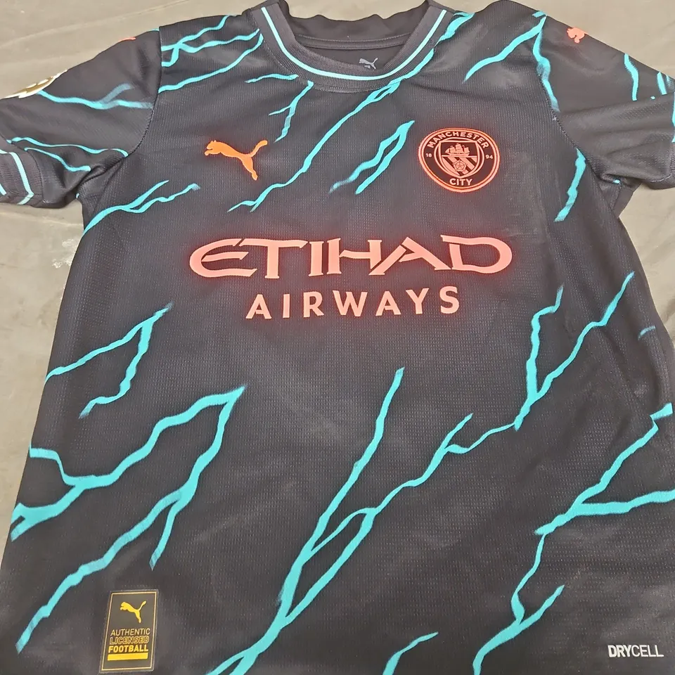 MANCHESTER CITY FC FODEN 47 FOOTBALL SHIRT – 9/10 YRS 