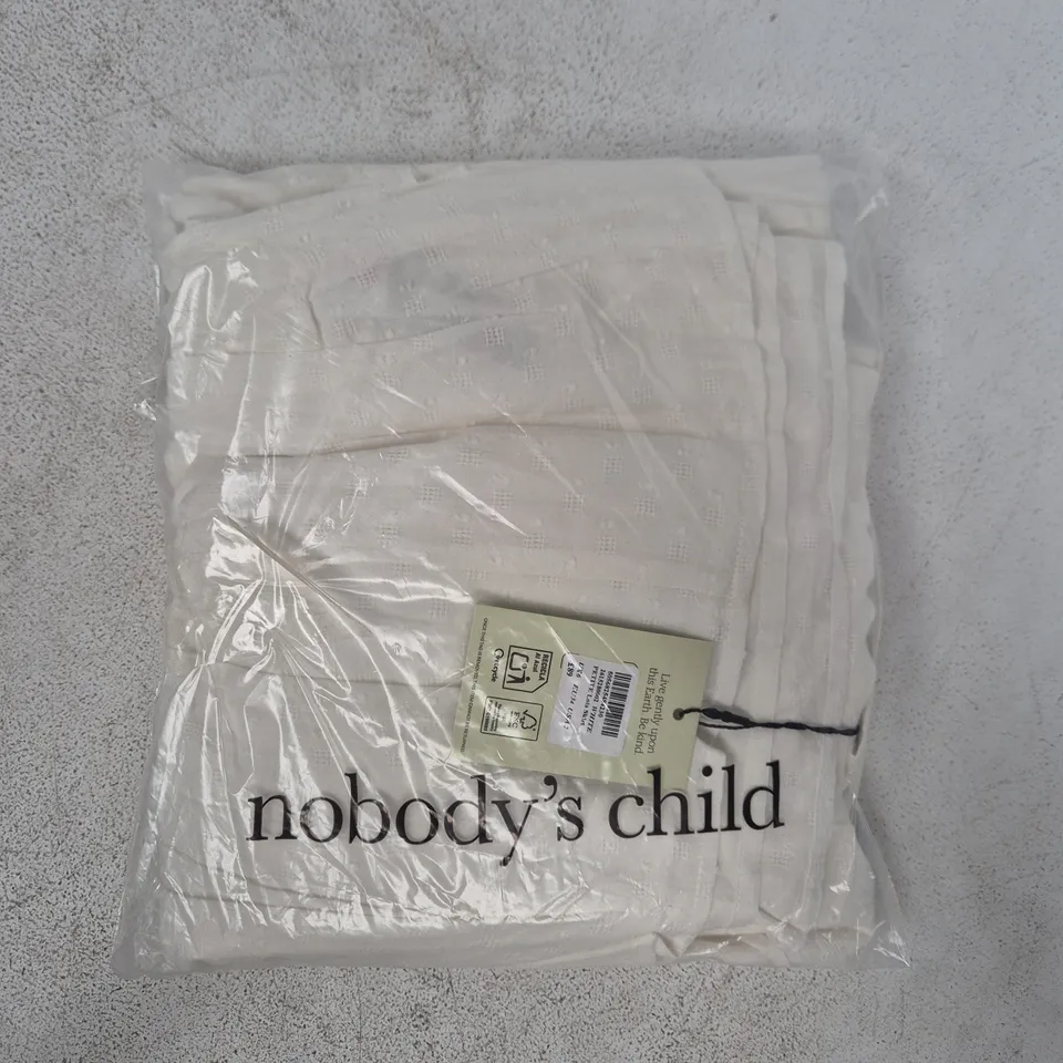 BAGGED NOBODY'S CHILD PETITE LOLA SKIRT IN WHITE SIZE UK 6