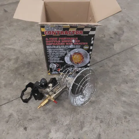 BOXED CLARKE GRH15-BM 4.7KW PORTABLE BOTTLE MOUNTED INFRARED GAS HEATER