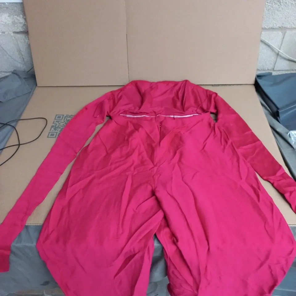 UK 18 Pink Rory Jumpsuit (EU 46, USA 14)