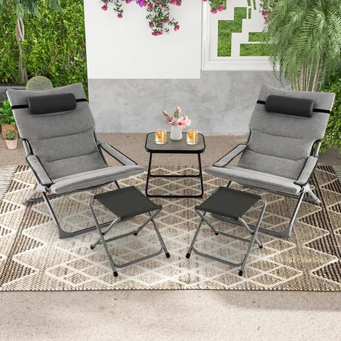 BOXED BRINLEA SQUARE 2 PERSON 39CM LONG BISTRO SET (1 BOX)