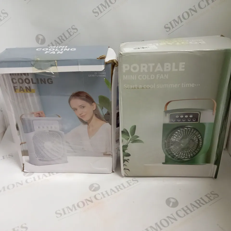 LOT TO CONTAIN 2 X ASSORTED COOLING FANS