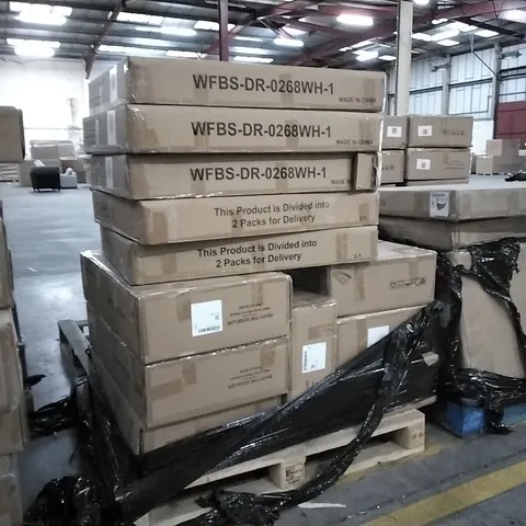 PALLET OF ASSORTED INCOMPLETE DESIGNER FURNITURE PARTS