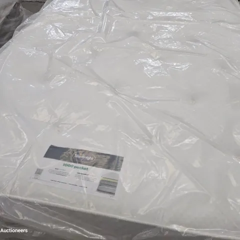 QUALITY BAGGED 4'6" DOUBLE SILENTNIGHT 1000 POCKET MATTRESS