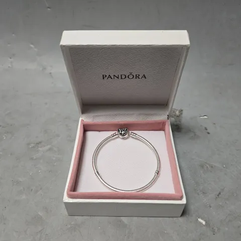 BOXED PANDORA HEART CLASP BRACELET 