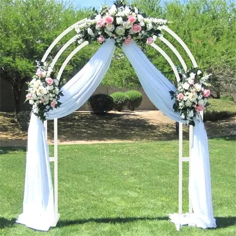 BOXED KAYSHAUN 200cm W x 60cm D METAL ARBOUR (1 BOX)