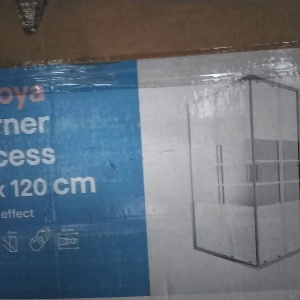 BOXED BELOYA CORNER ACCESS 80 X 120CM MIRROR EFFECT