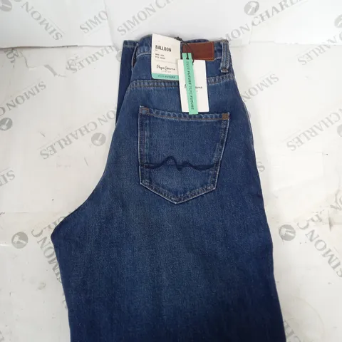 PEPE BALLOON DENIM JEANS SIZE 26