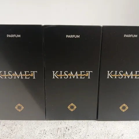 3 X 50ML KISMET PARFUMS TO INCLUDE EMBER, ROYAL OUD, CAPRICA 