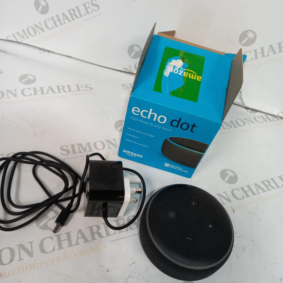 BOXED AMAZON ECHO DOT SPEAKER