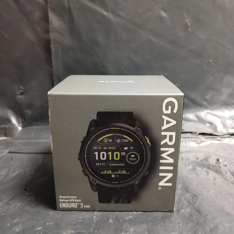 GARMIN ENDURO 3 GPS WATCH 51MM - BOXED AND SEALED