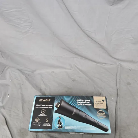 REVAMP HOLLYWOOD CURL AUTO-ROTATE CERAMIC HAIR CURLER – BOXED