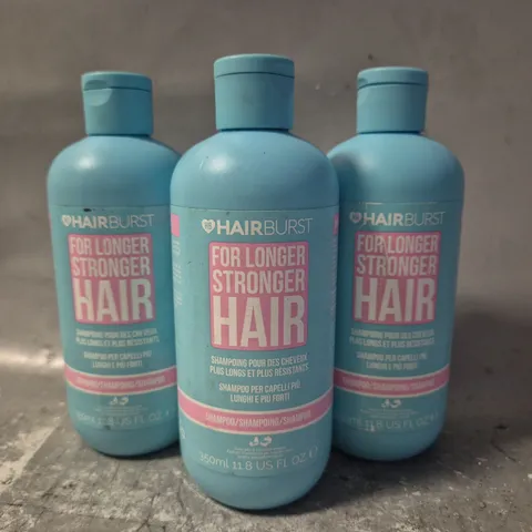 3 X 350ML HAIRBURST SHAMPOO FOR LONGER, STRONGER HAIR