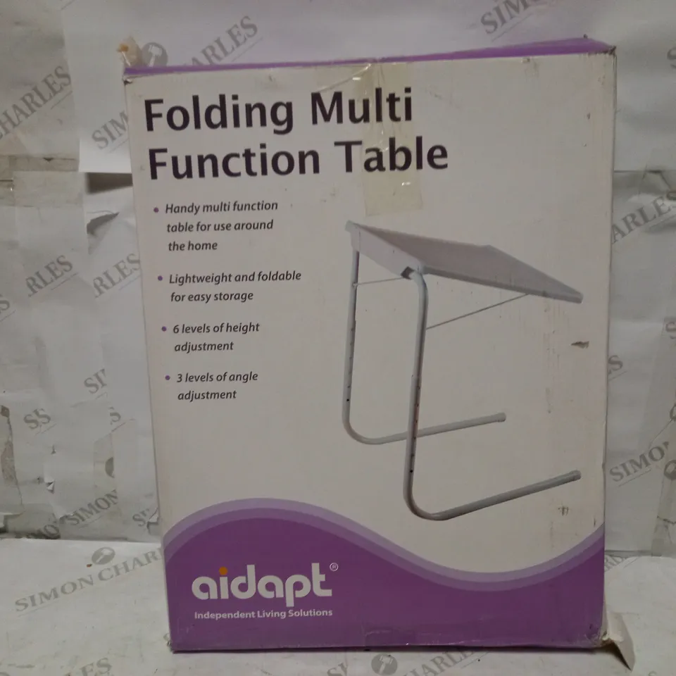 LOT OF 10 ASSORTED ITEMS TO INCLUDE AIDAPT FOLDING MINI FUNCTION TABLE, MORPHY RICHARDS SLOW COOKER (461013), MAGIMIX NESPRESSO VERTUO PLUS, ETC - COLLECTION ONLY