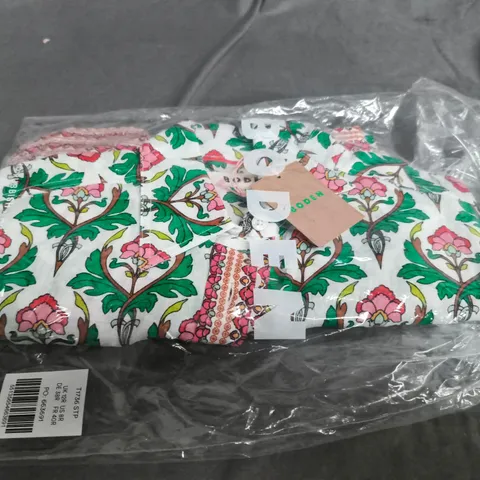 BAGGED WOMENS BODEN FLORAL BUTTON SHIRT - SIZE 12R