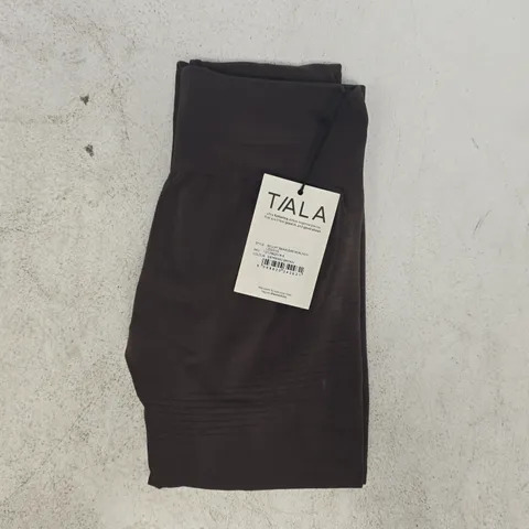 T/ALA SCULPT SEAMLESS SCRUNCH LEGGINGS IN ESPRESSO BROWN SIZE SMALL