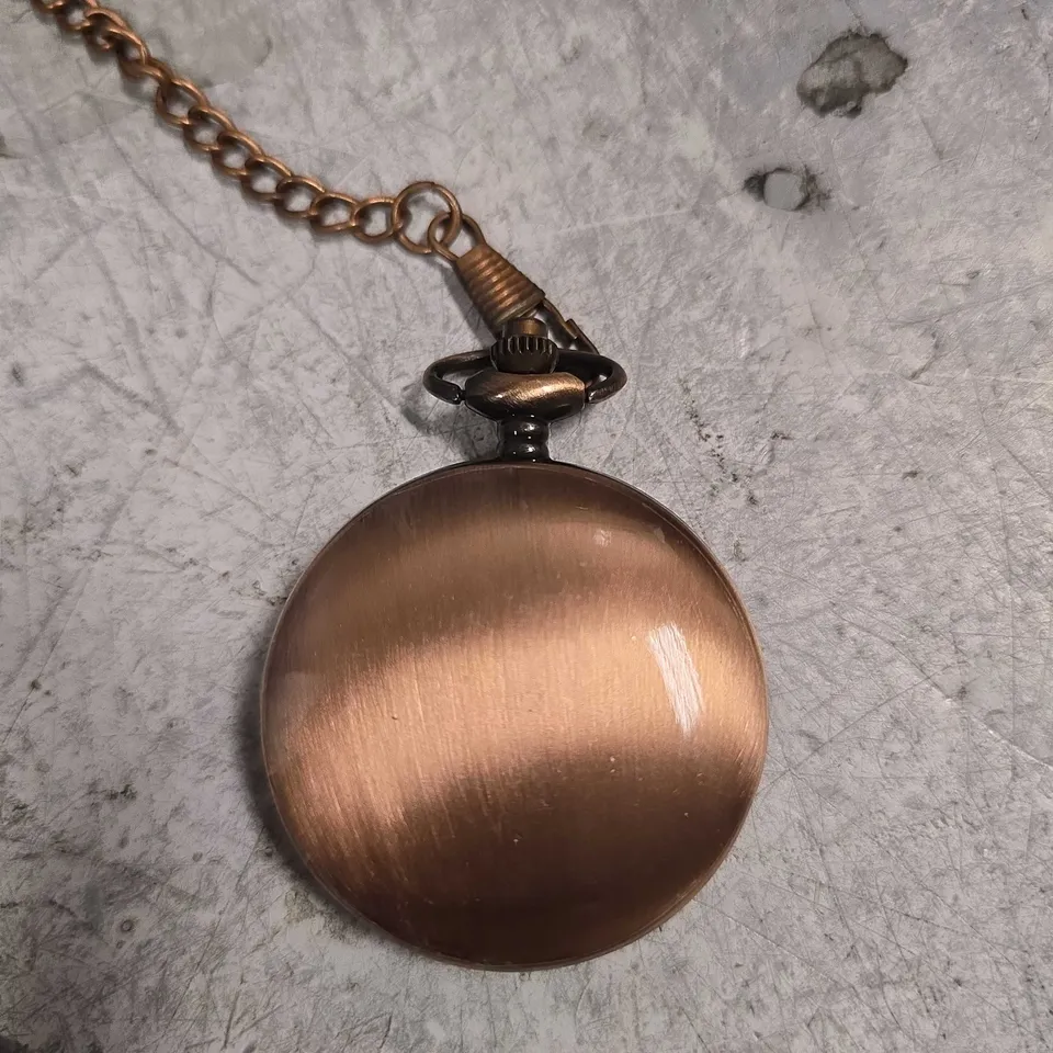 EDISON POCKET WATCH IN ANTIQUE COPPER EFFECT