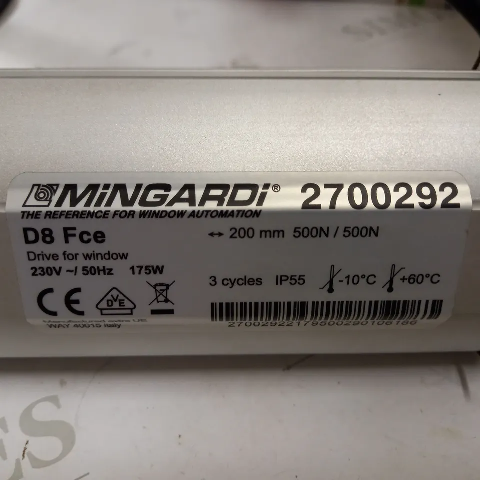 FARM ELECTRONICS MINGARDI 2700292 DRIVE FOR WINDOW