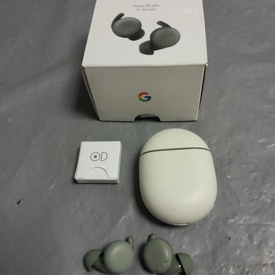 BOXED GOOGLE PIXEL BUDS A-SERIES IN DARK OLIVE