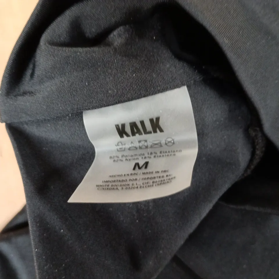 KALK BLACK BIKINI BOTTOMS – SIZE M