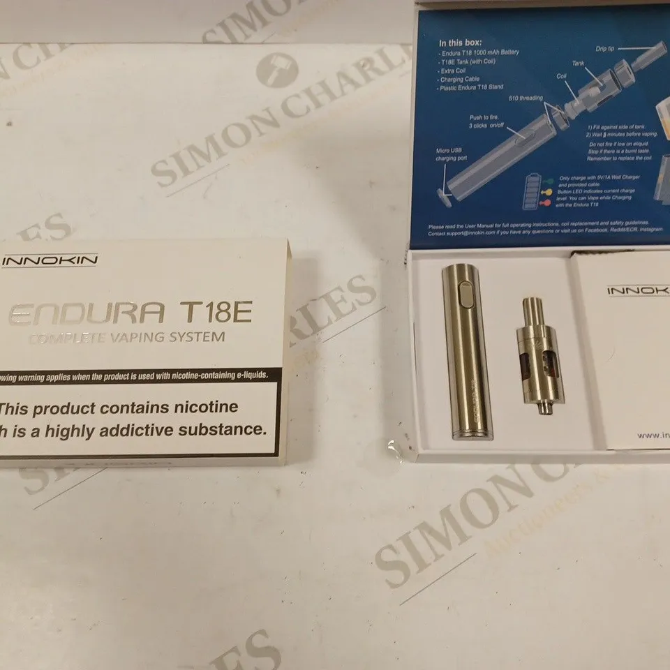 INNOKIN ENDURA T18E - COMPLETE VAPING SYSTEM 