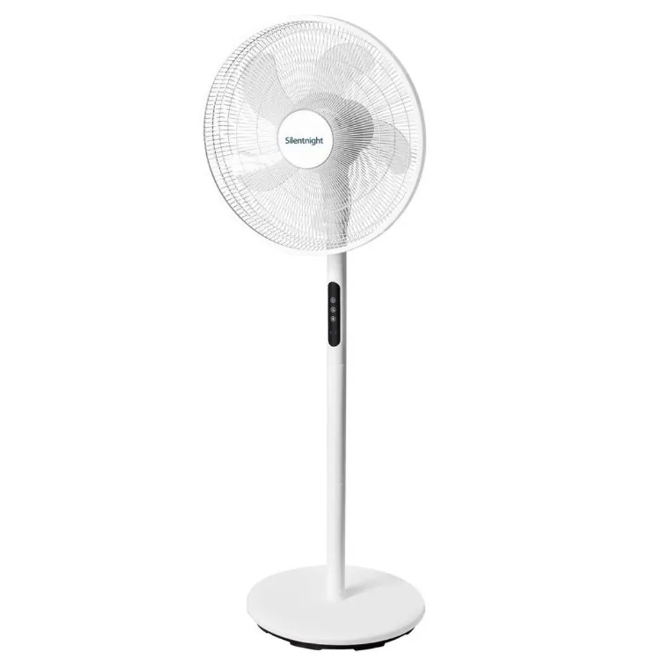 BOXED SILENTNIGHT AIRMAX 18" OSCILLATING STAND FAN WITH 5 SPEEN SETTINGS (1 BOX)
