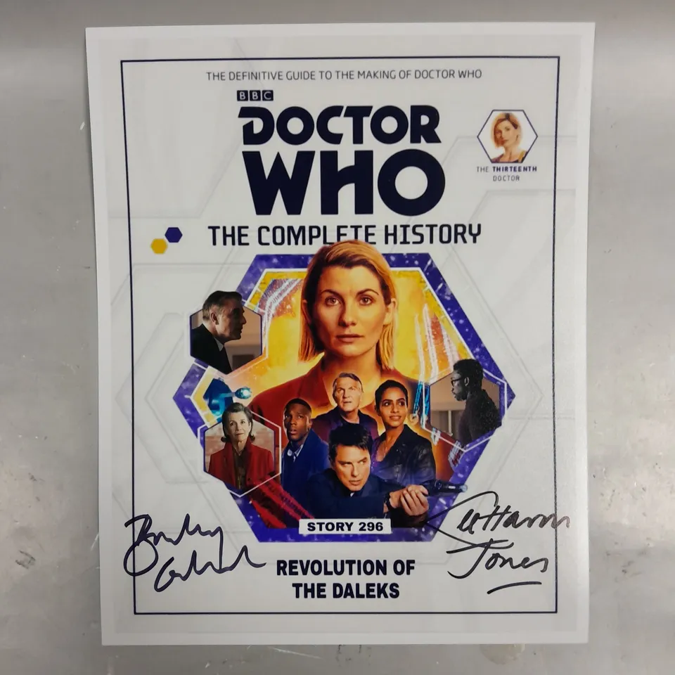DOCTOR WHO SIGNED SERIES ARTWORK POSTERS 